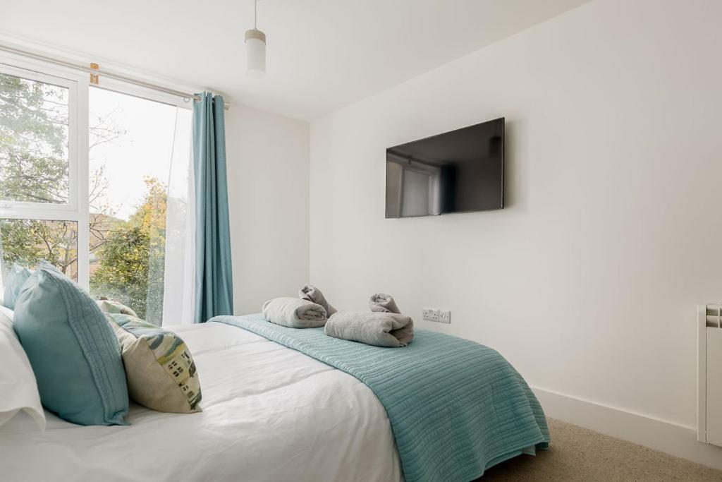 Stylish Town Centre Apartment, W Parking, Nr Beach Bournemouth Ngoại thất bức ảnh